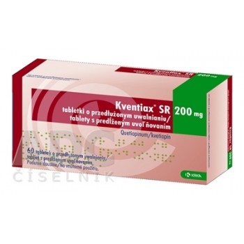 Квентіакс SR 200 мг, 60 таблеток